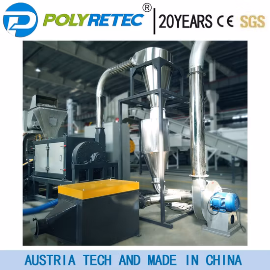 Ads (020) Quality Assurance Plastic Recycling Machines Sale with Dehydration Section
