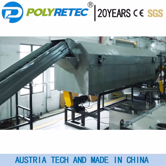 Ads (020) Quality Assurance Plastic Recycling Machines Sale with Dehydration Section