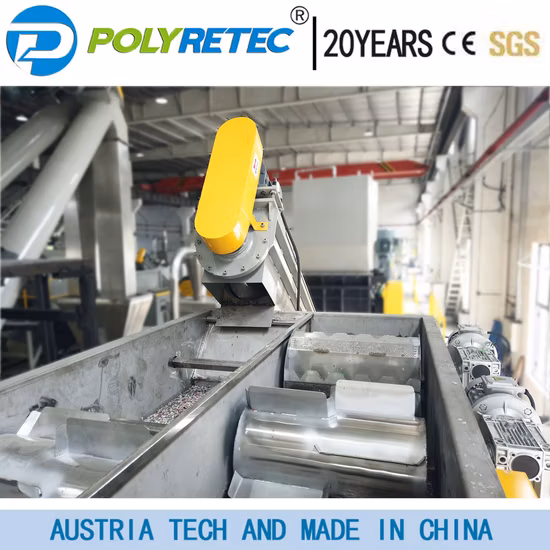 Ads (020) Quality Assurance Plastic Recycling Machines Sale with Dehydration Section